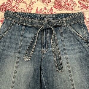 Maurices High-Rise Tie-Waist Women’s Jeans - Blue